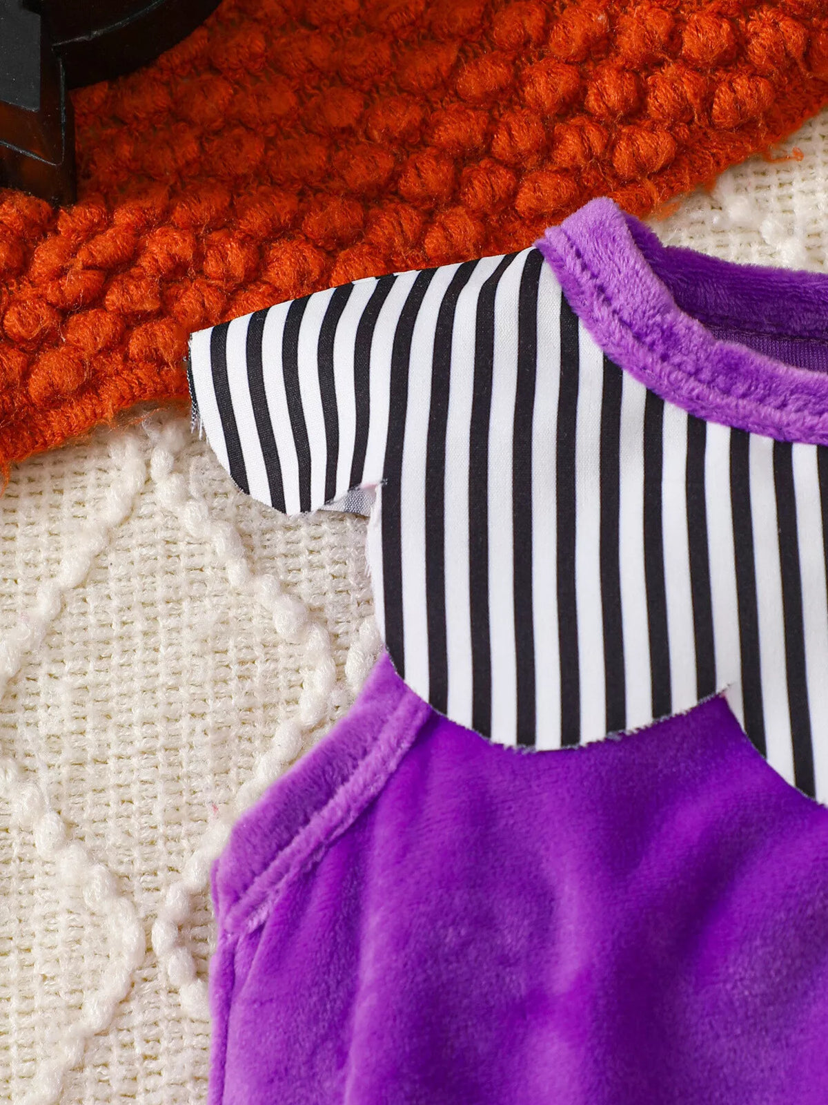 Children's Halloween Sleeveless Bodysuit and Hat Set