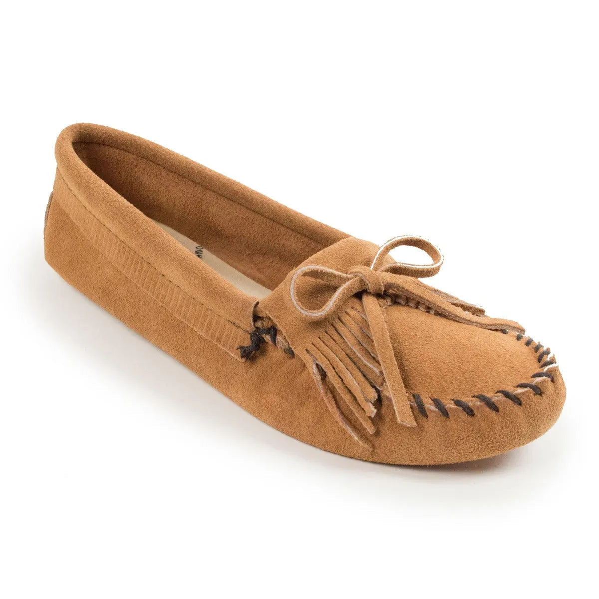 Minnetonka Kilty Softsole Suede Moc - Womens Moccasin