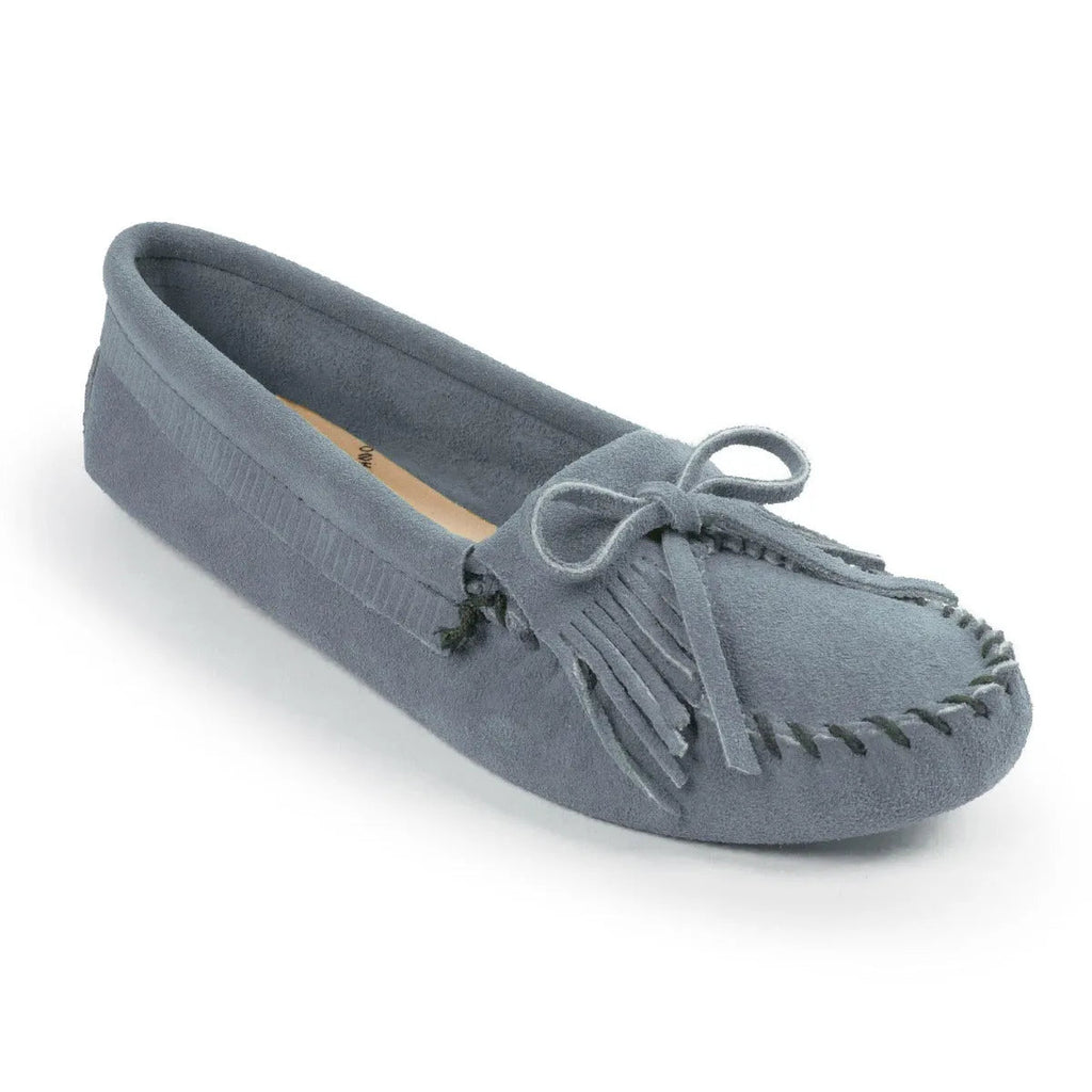 Minnetonka Kilty Softsole Suede Moc - Womens Moccasin