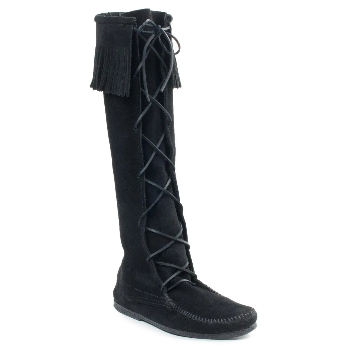 Minnetonka Front Lace Knee High Boot - Mens Boots