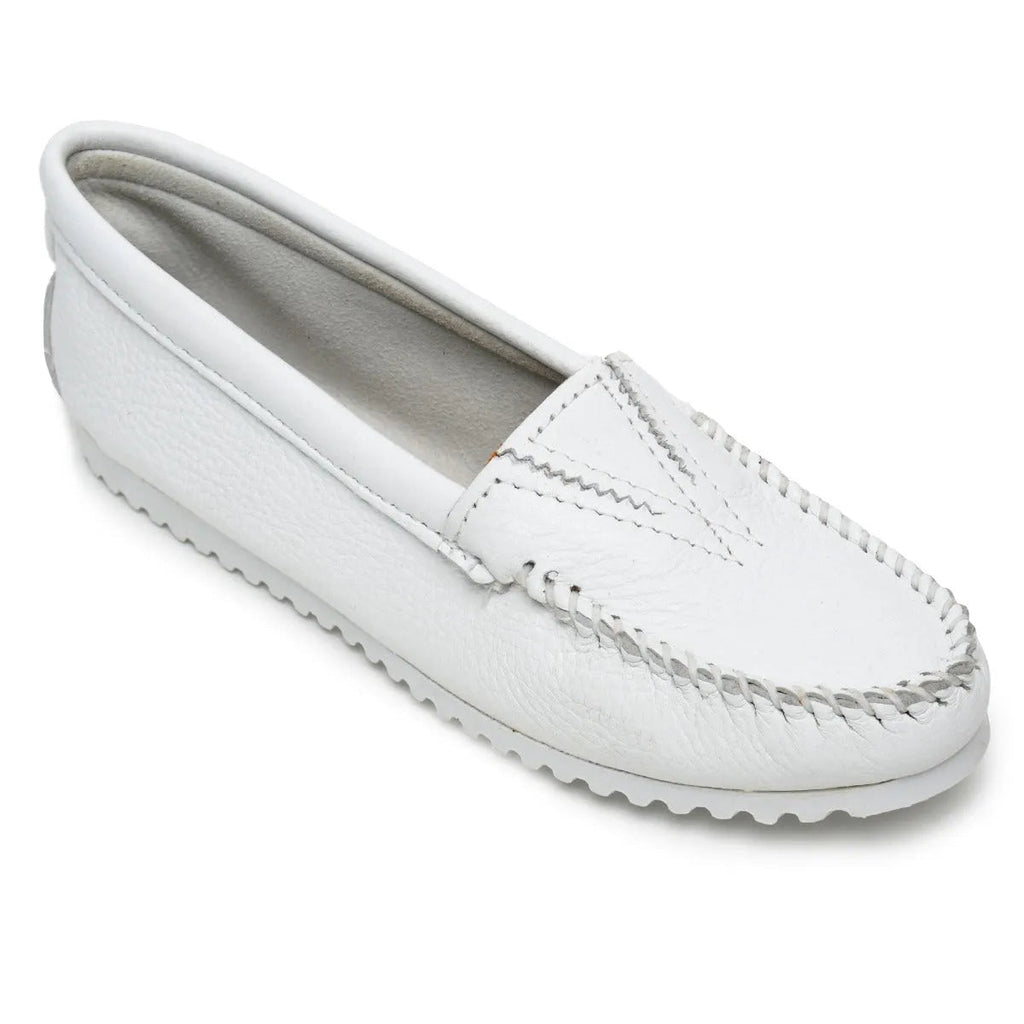 Minnetonka Deerskin Gore Front - Womens Moccasin