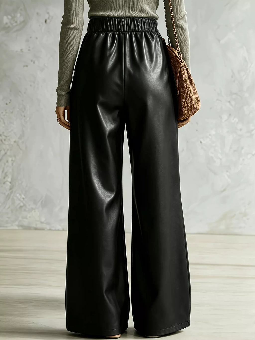 Criss-Cross Wide Leg Pants