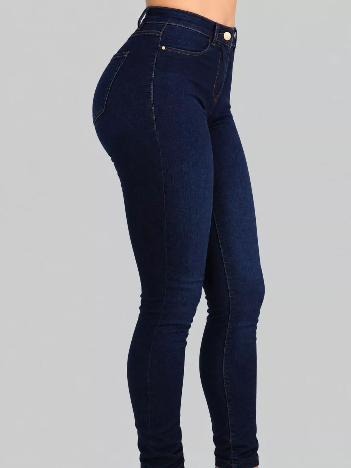 High-Waisted Sculpting Skinny Jeans