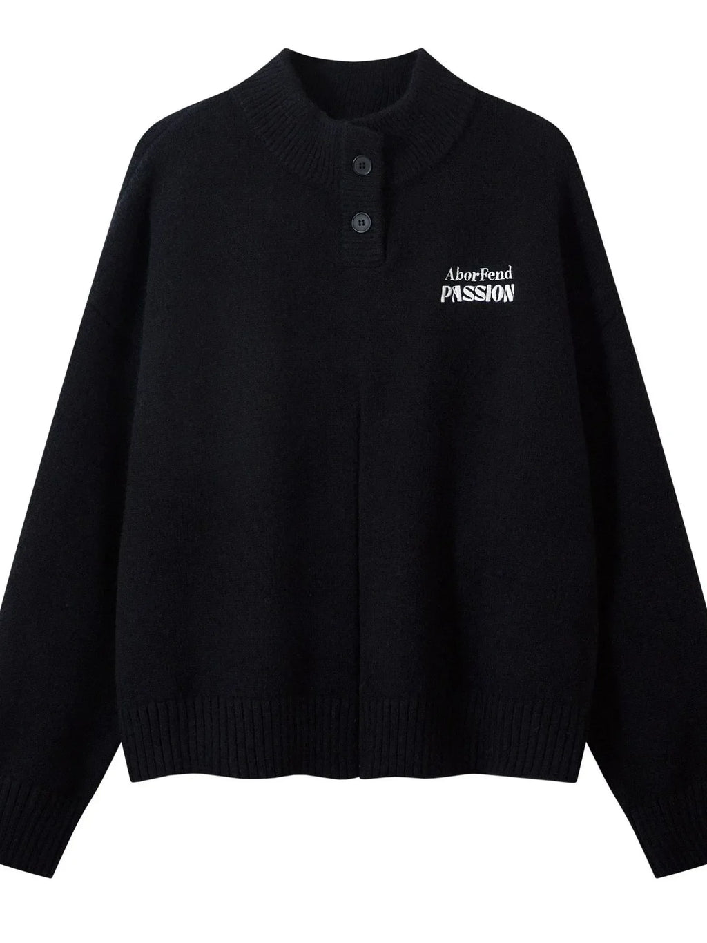 Men's Oversized Quarter-Zip Knit Sweater