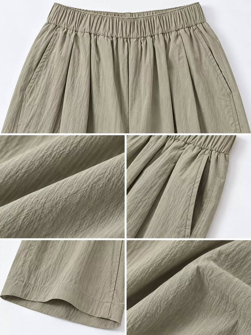 High-Waisted Loose Fit Wide-Leg Casual Pants