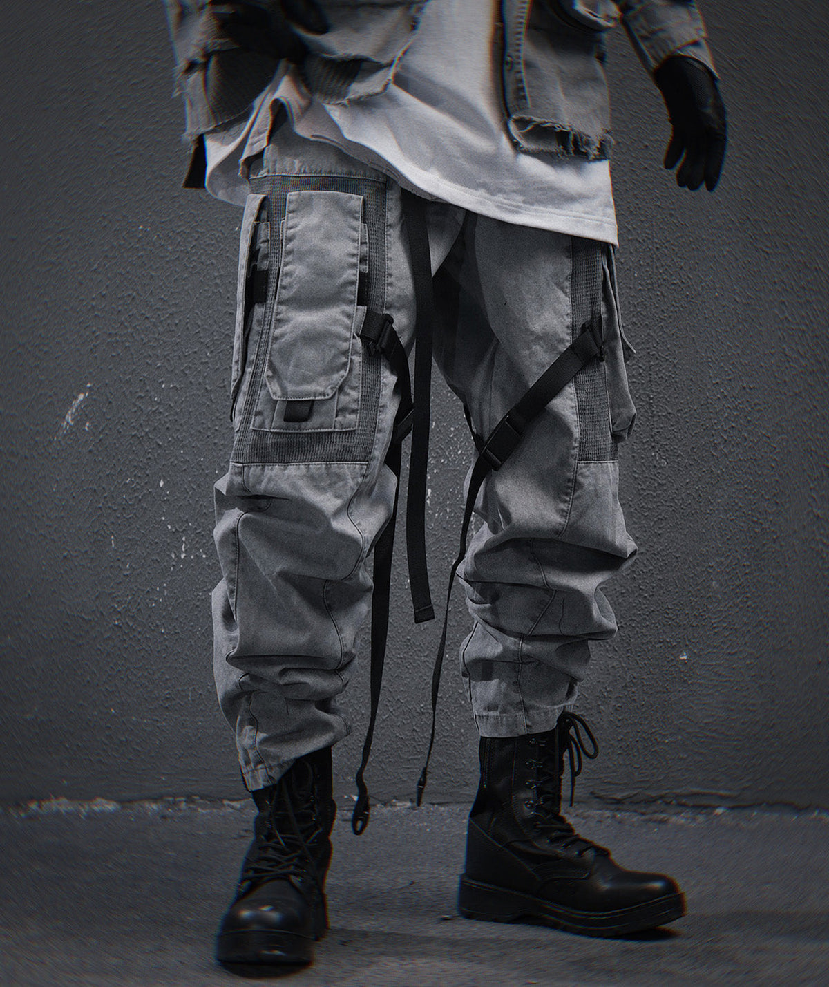 HiP46 Grey NX Cargo Pants