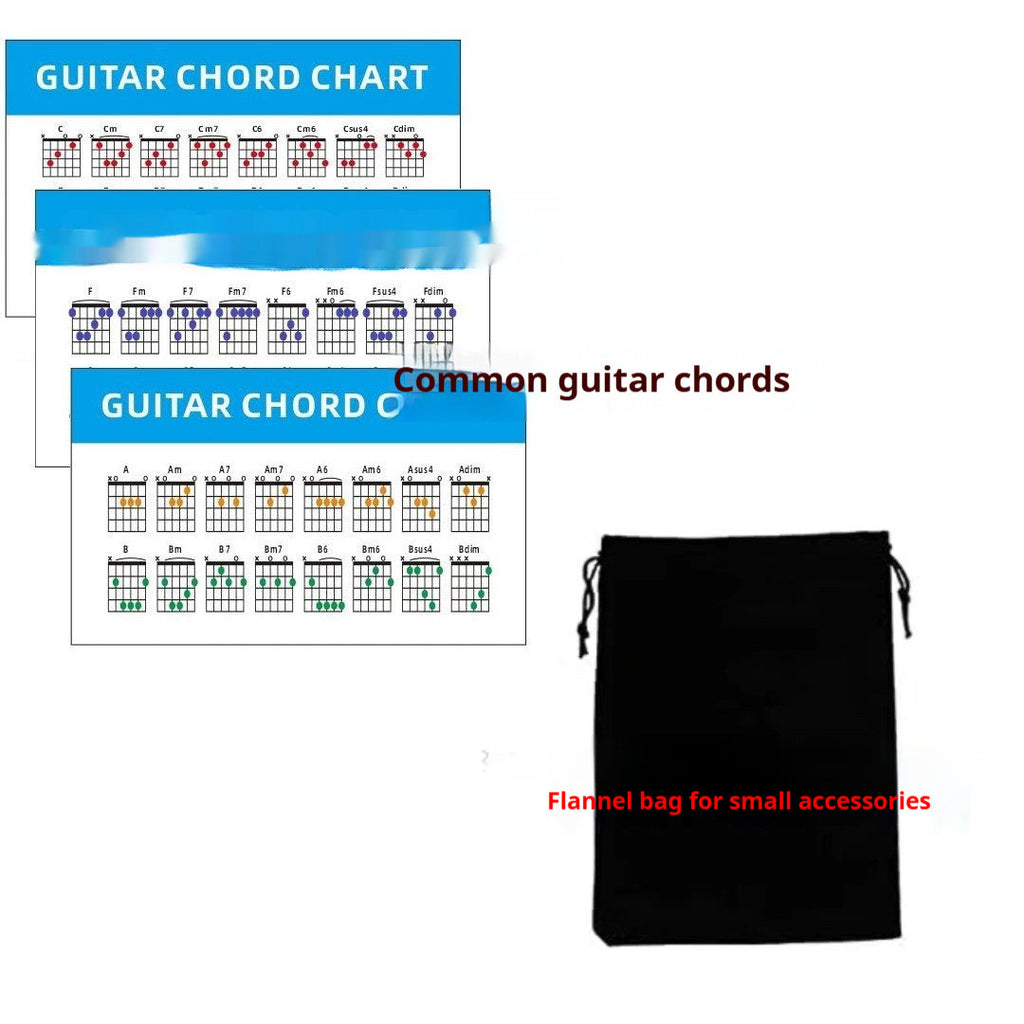 Guitar Accessories Suit Pick String Nail Pillow