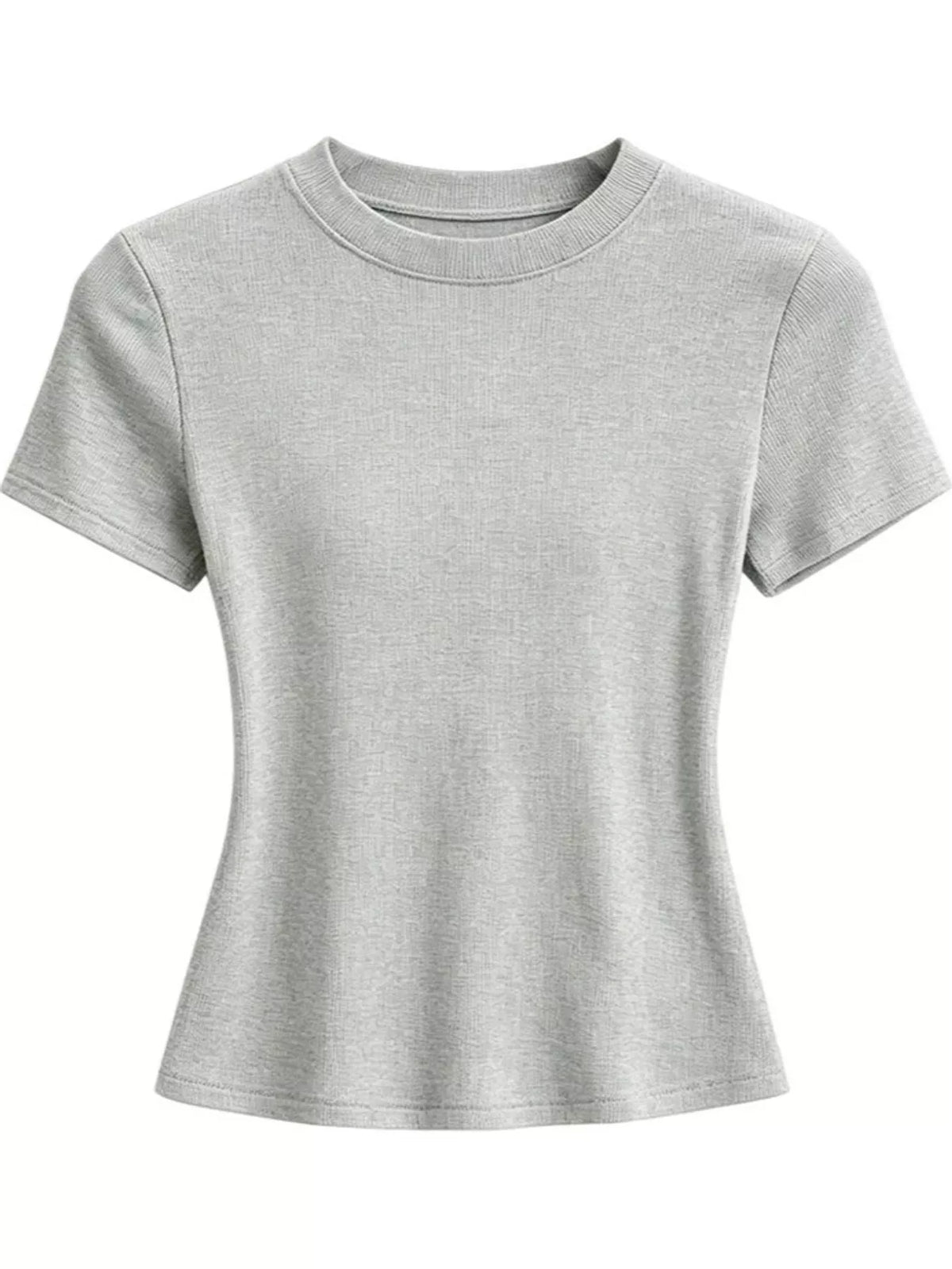 Slim-Fit Crew Neck Basic T-Shirt