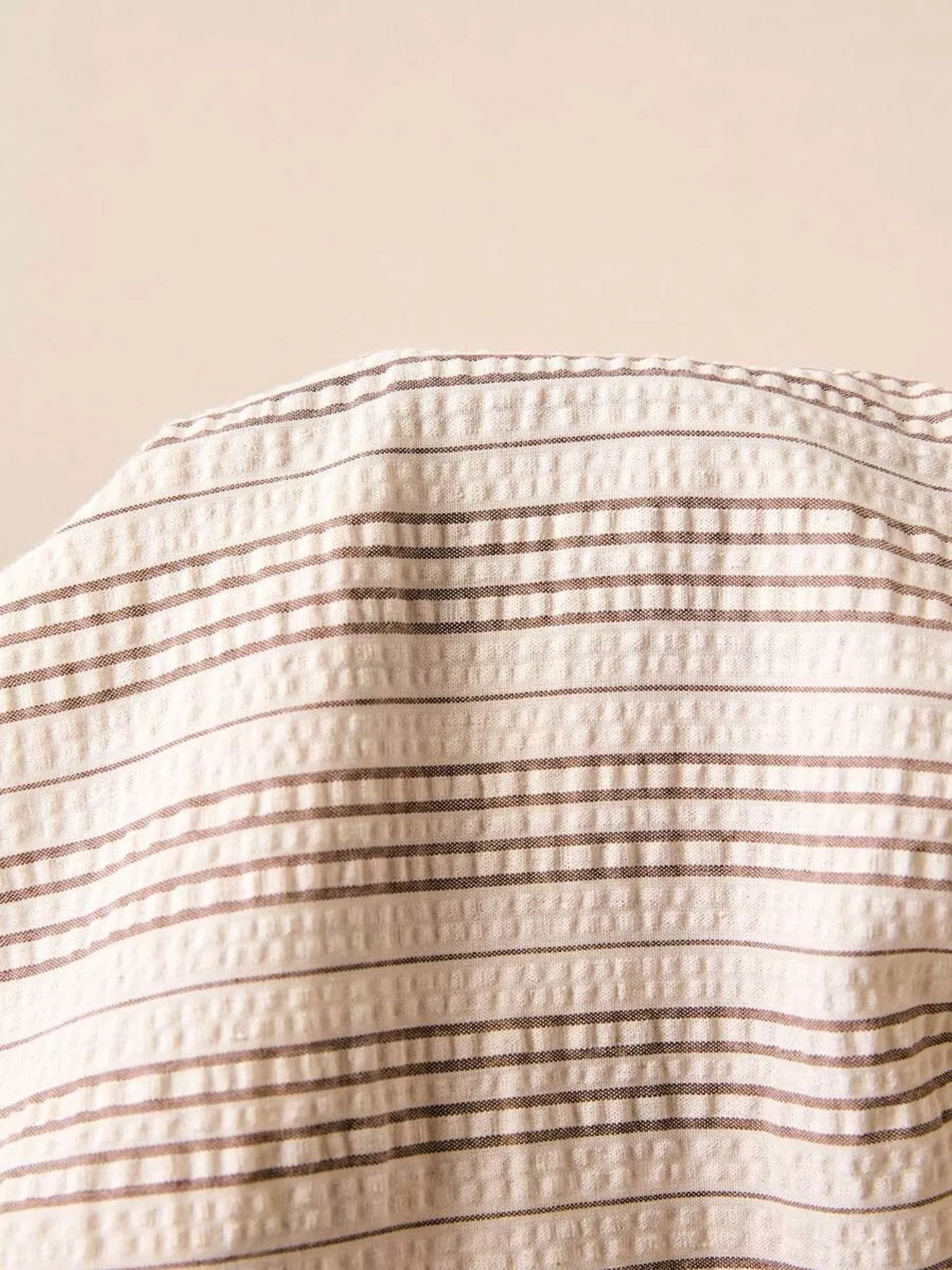 Striped Drawstring Mini Skort