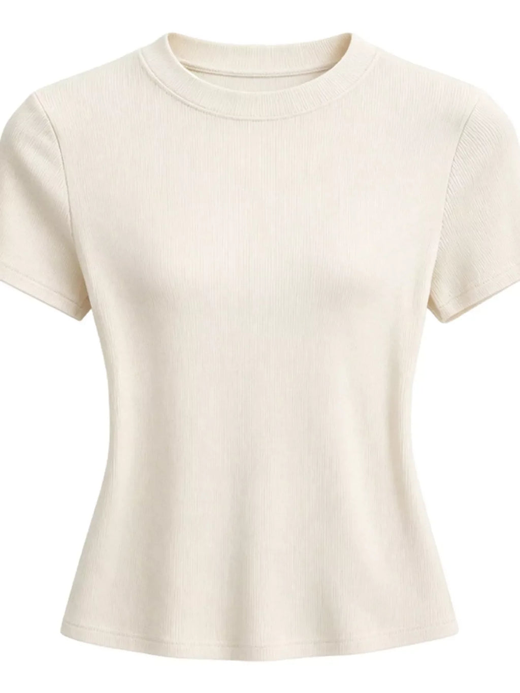 Slim-Fit Crew Neck Basic T-Shirt