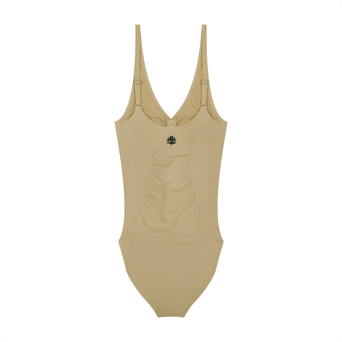 Loki & Ivy Women’s Full-Zip Ruched Bodysuit