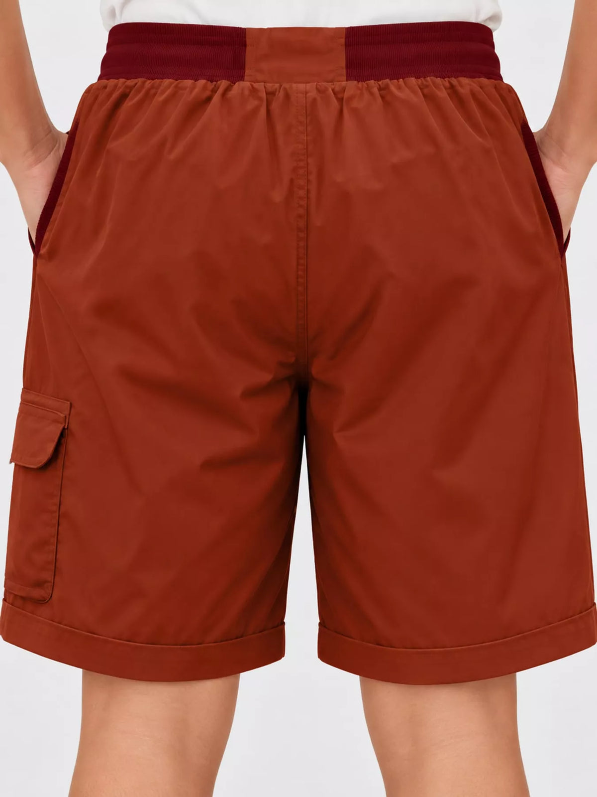 Full Size Drawstring Cargo Shorts Plus Size