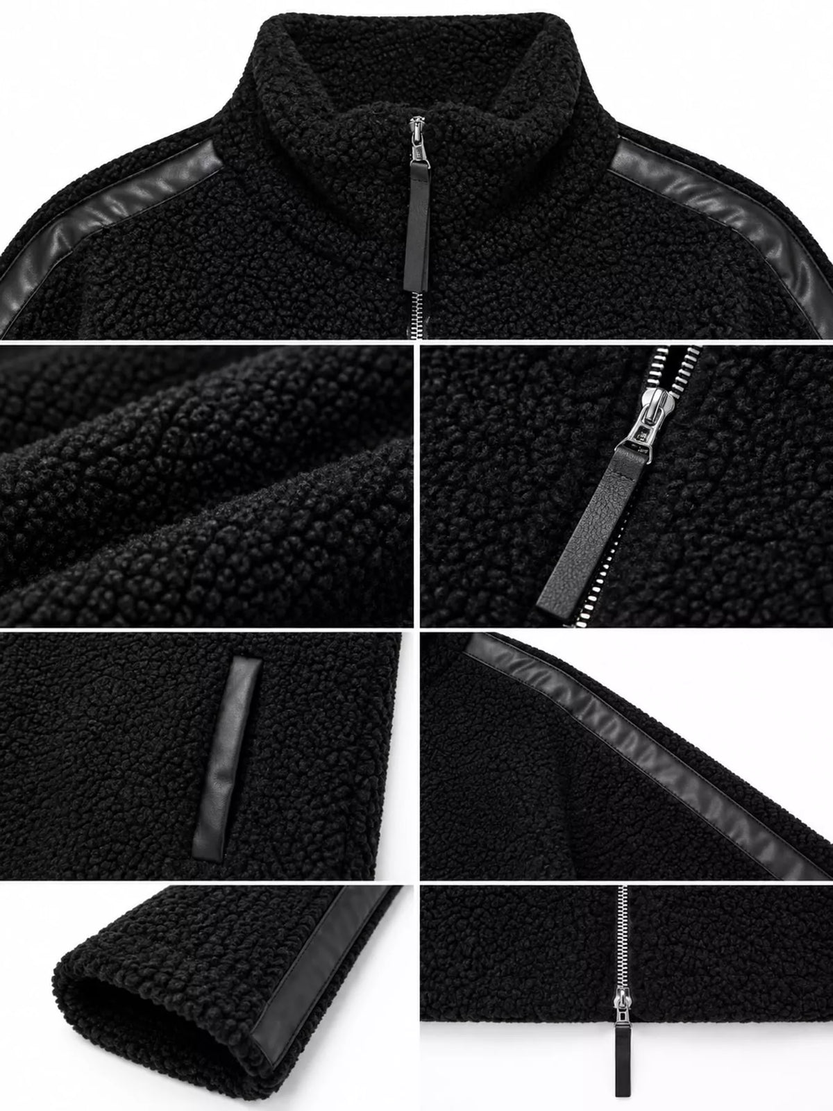 Sherpa Zip-Up Outerwear