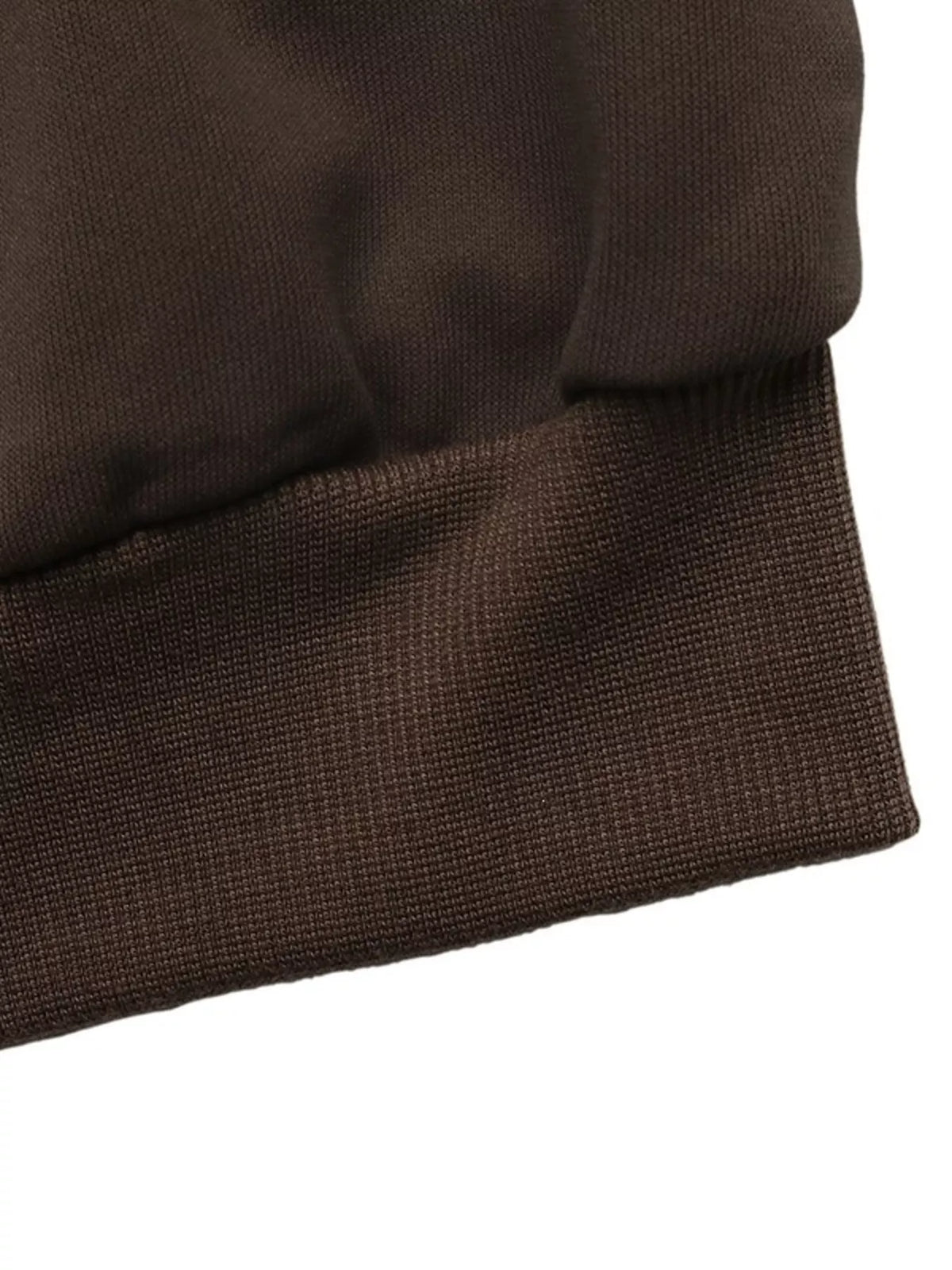 Polo Collar Dropped Shoulder Sweatshirt