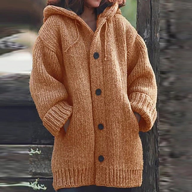 Warm sweater coat