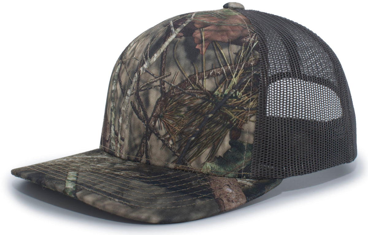 CAMO SNAPBACK TRUCKER CAP - ADJUSTABLE