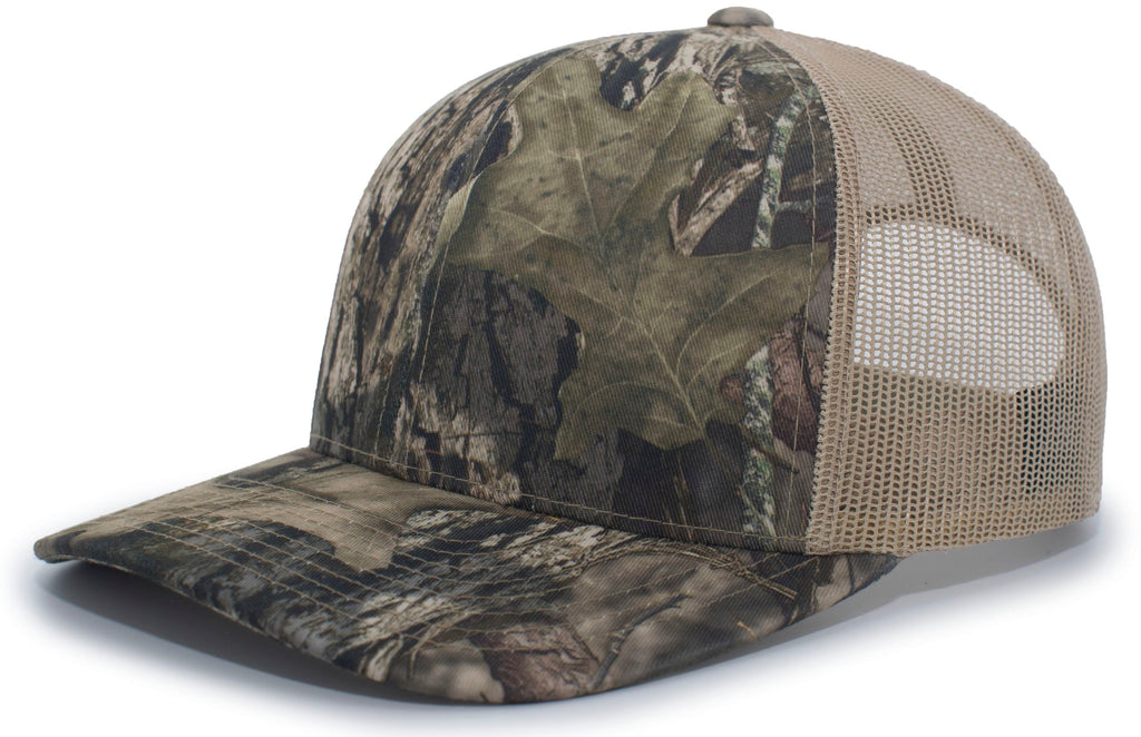 CAMO SNAPBACK TRUCKER CAP - ADJUSTABLE