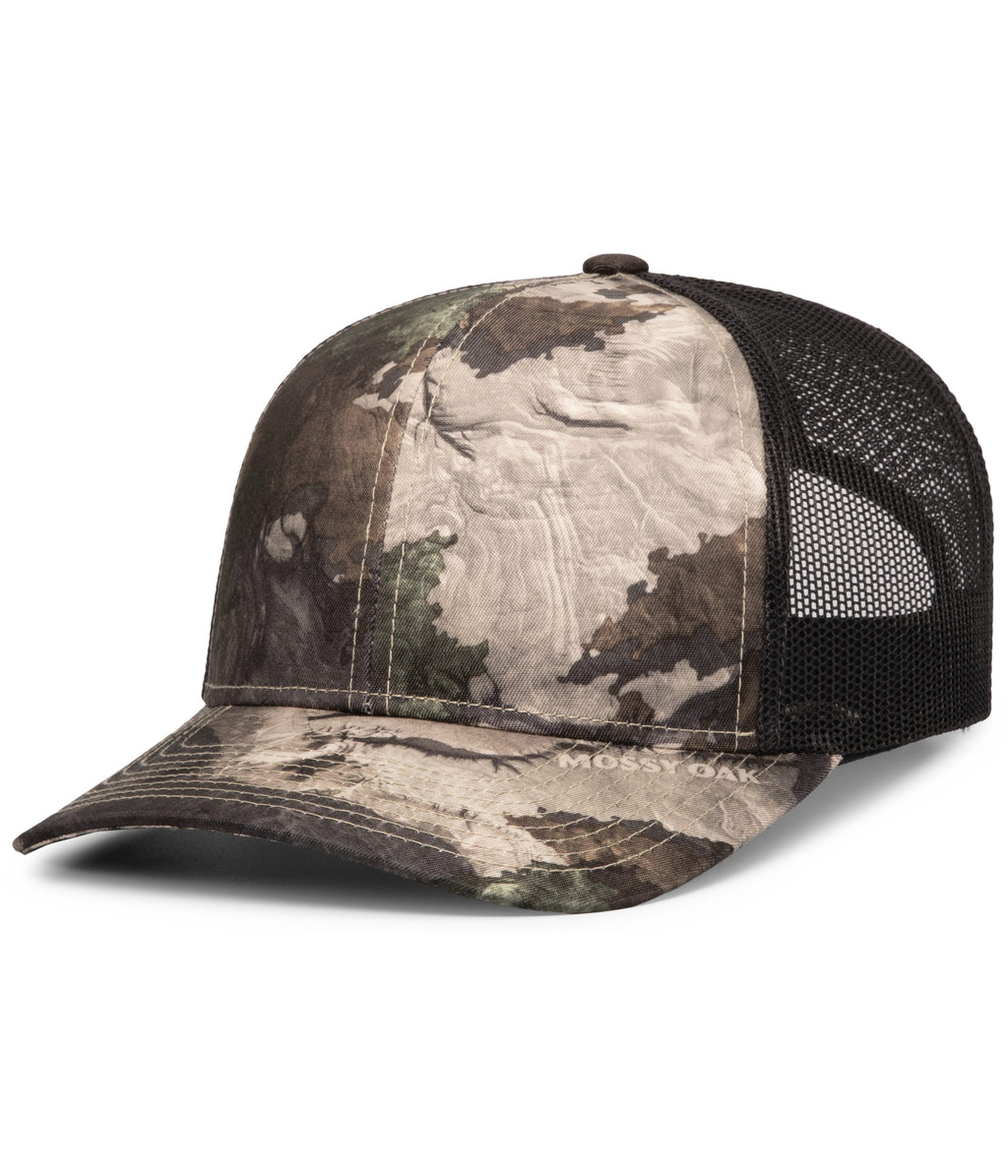 CAMO SNAPBACK TRUCKER CAP - ADJUSTABLE