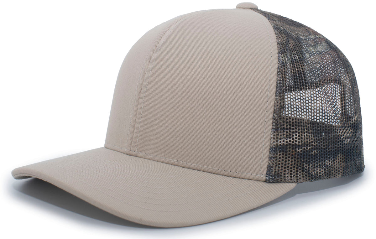 CAMO SNAPBACK TRUCKER CAP - ADJUSTABLE