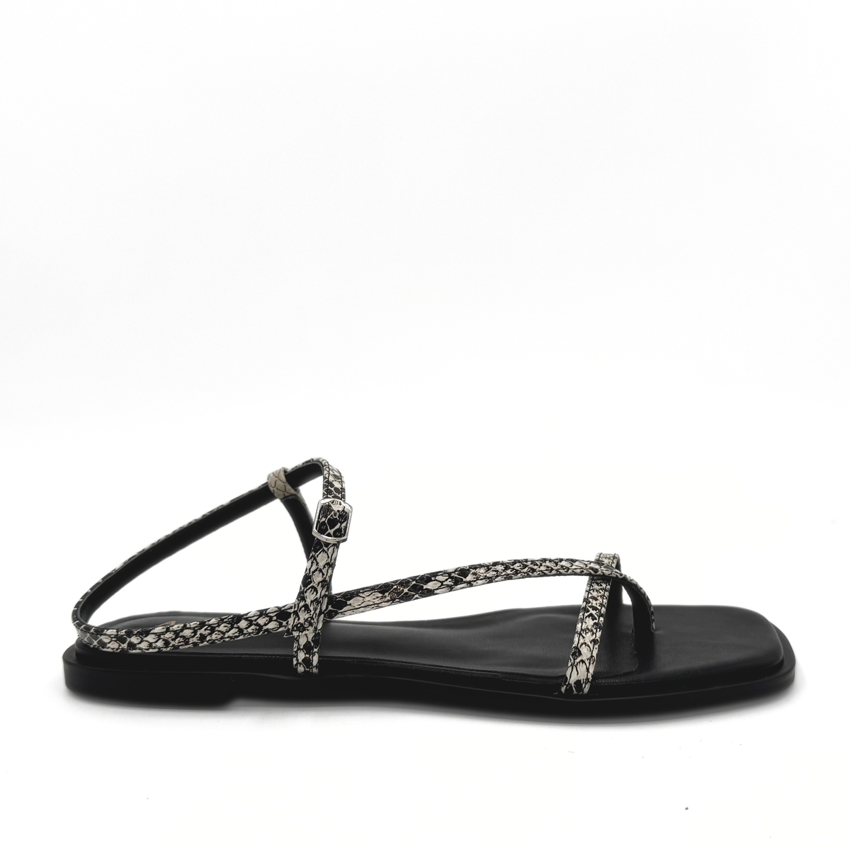 Maxy Asymmetric T-Strap Sandal
