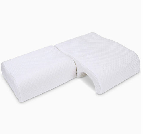 Couples Pillow Arched Cuddle Pillow With Slow Rebound Memory Foam For Arm Rest Hand Pillow