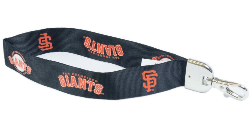 MLB San Francisco Giants Wristlet Lanyard Black One Size