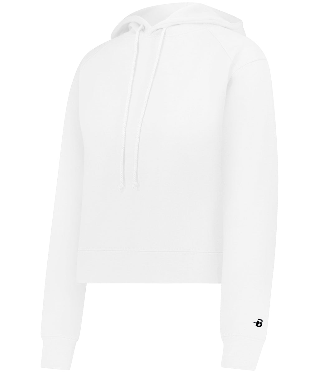 WOMEN'S ATHLETIC FLEECE CROP HOODIE
