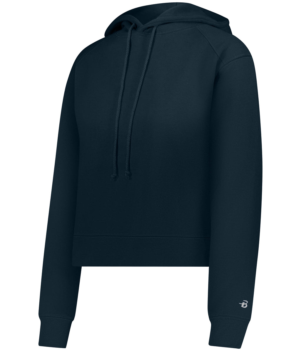WOMEN'S ATHLETIC FLEECE CROP HOODIE
