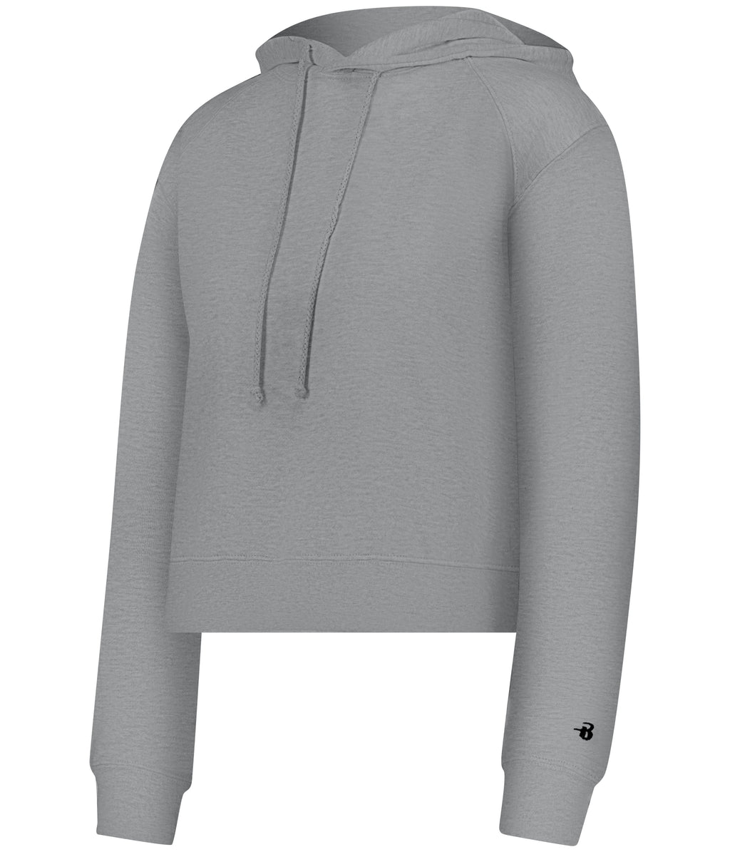 WOMEN'S ATHLETIC FLEECE CROP HOODIE