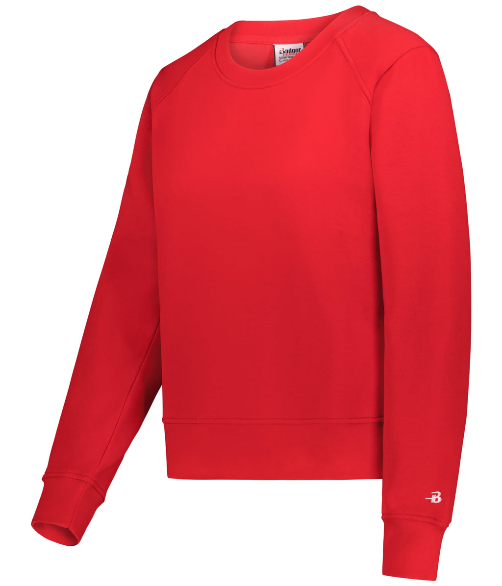 WOMEN'S ATHLETIC FLEECE CROP CREW