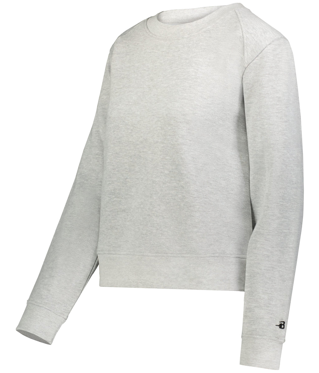 WOMEN'S ATHLETIC FLEECE CROP CREW
