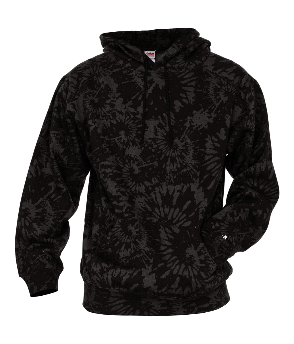 ATHLETIC FLEECE TIE-DYE HOODIE