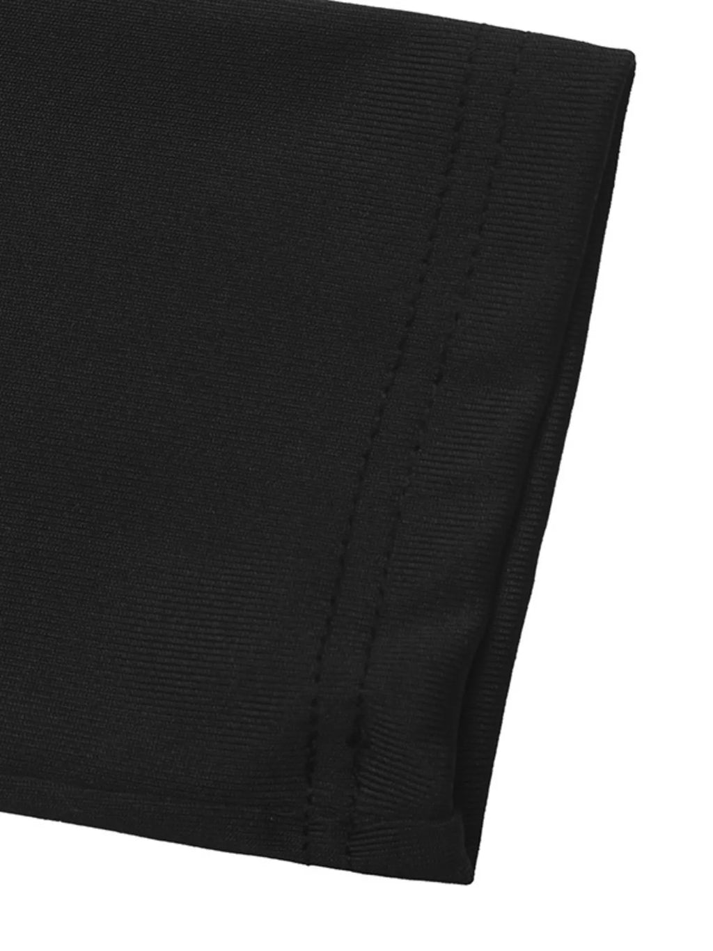 One-Shoulder Lace Trim Slim Fit T-Shirt