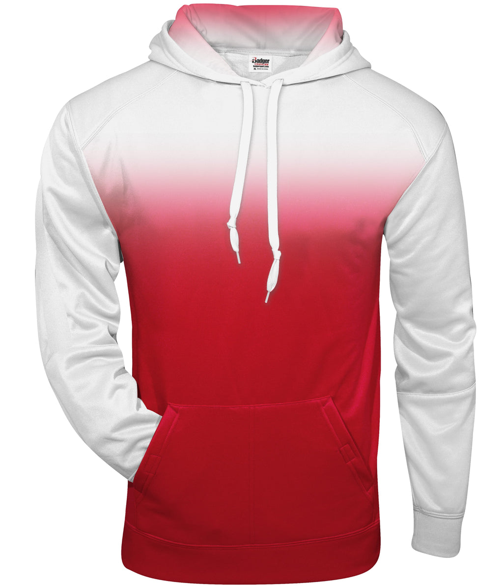 OMBRE HOODIE - MOISTURE-WICKING POLYESTER