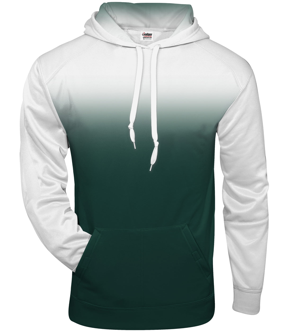 OMBRE HOODIE - MOISTURE-WICKING POLYESTER