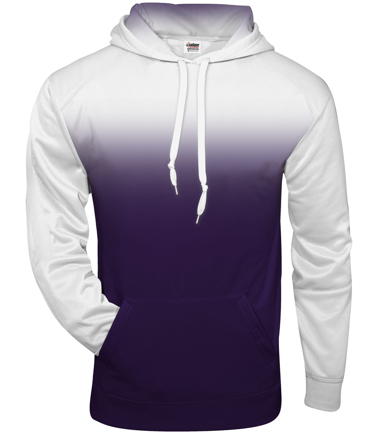 OMBRE HOODIE - MOISTURE-WICKING POLYESTER