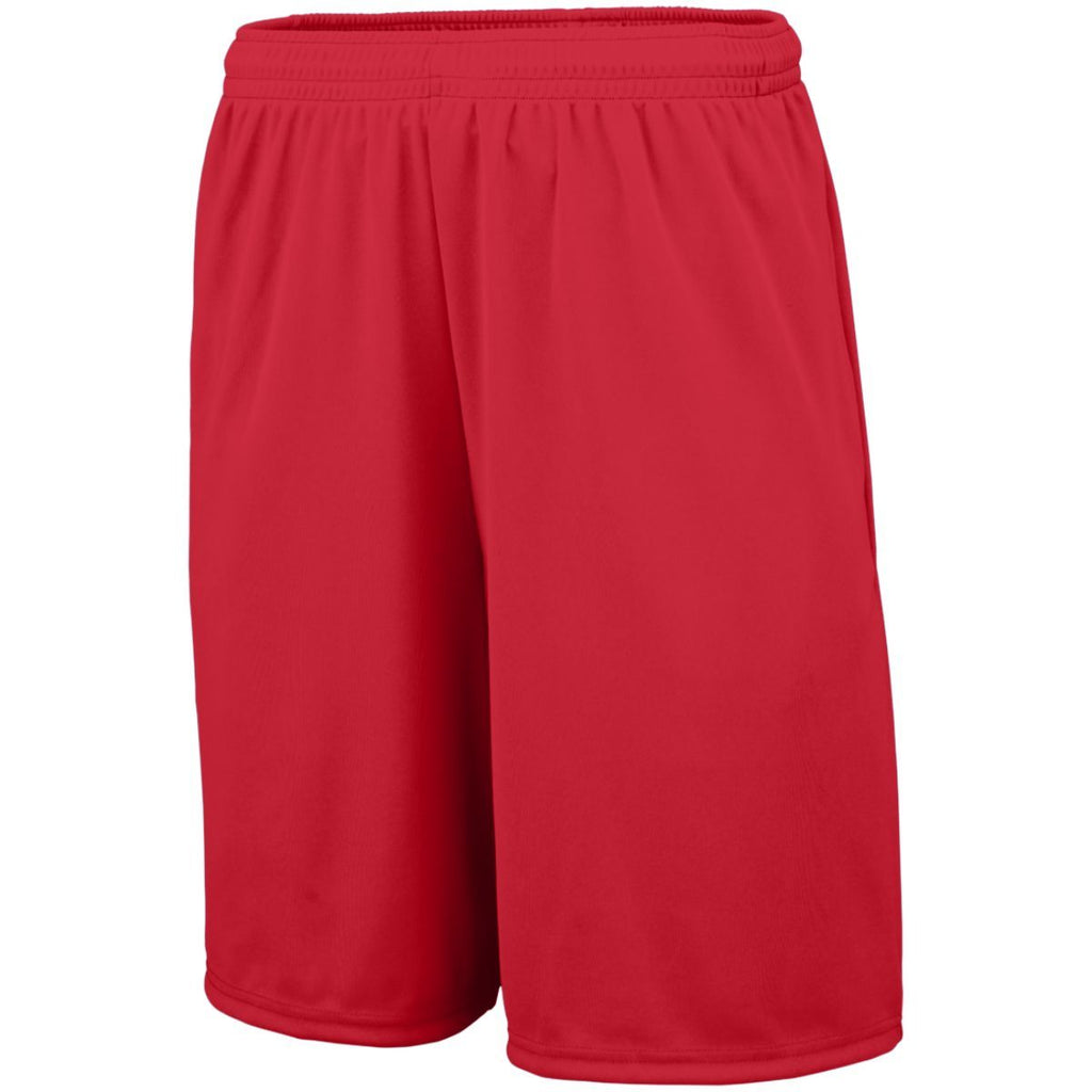 TRAINING SHORTS WITH POCKETS - MOISTURE-WICKING POLYESTER