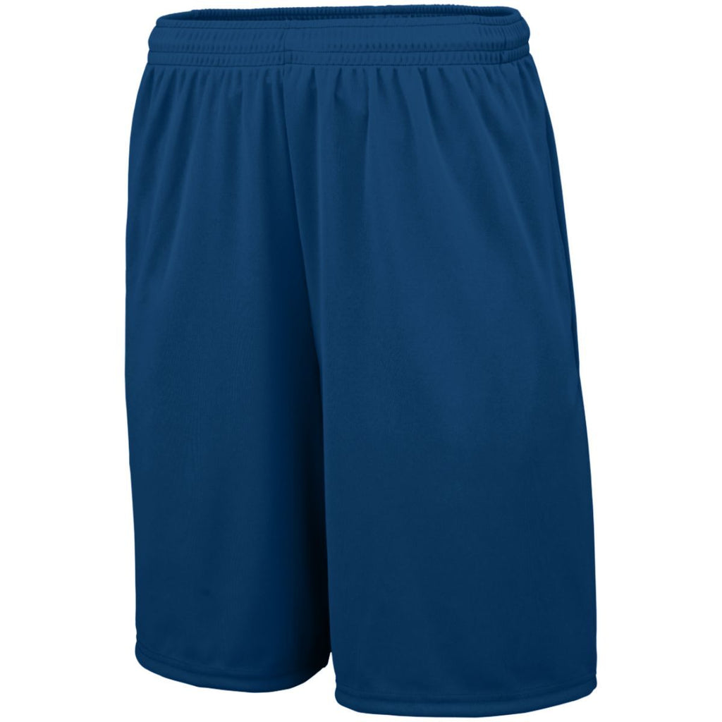 YOUTH TRAINING SHORTS WITH POCKETS - MOISTURE-WICKING