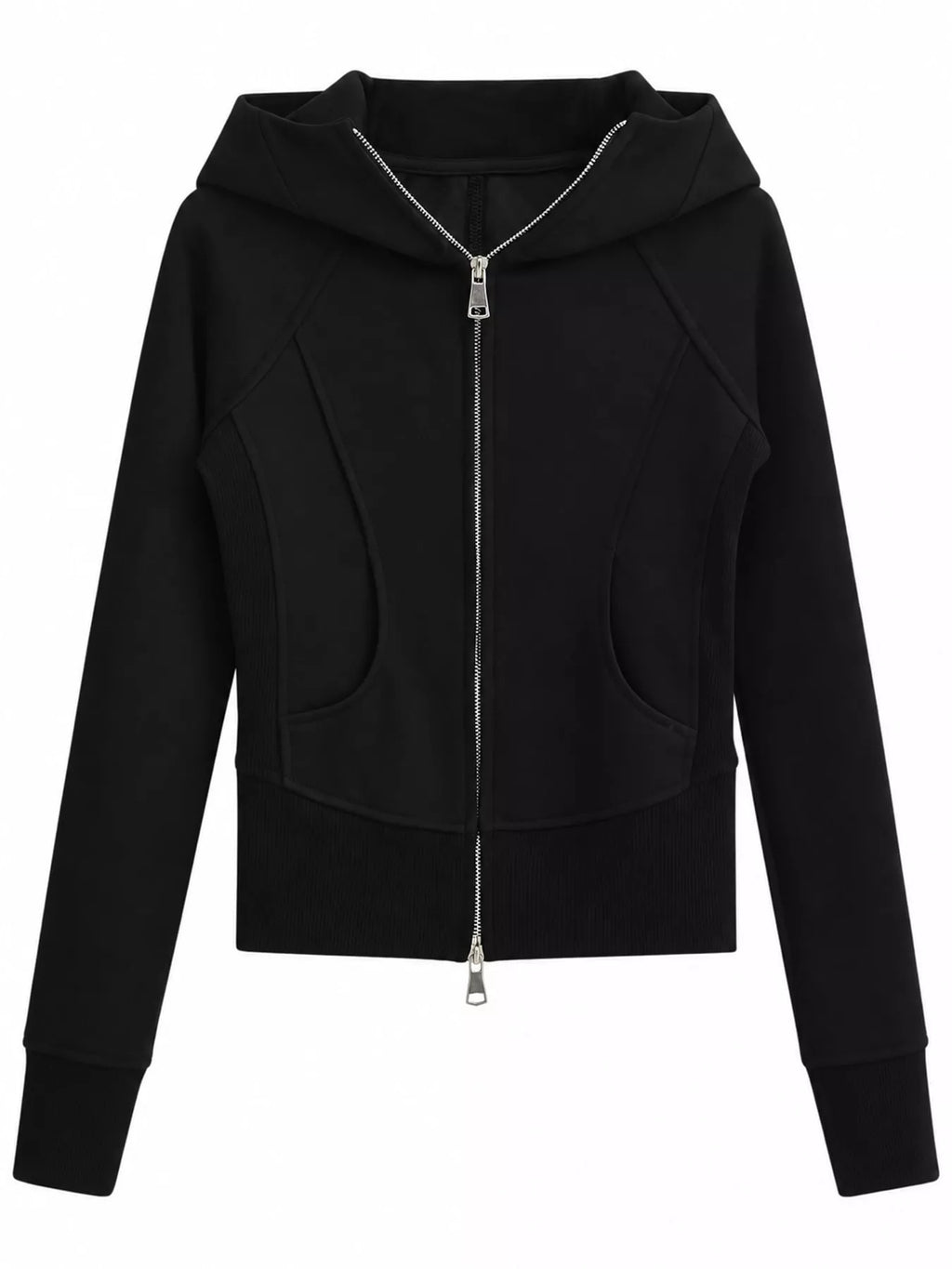Slim-Fit Full-Zip Hoodie