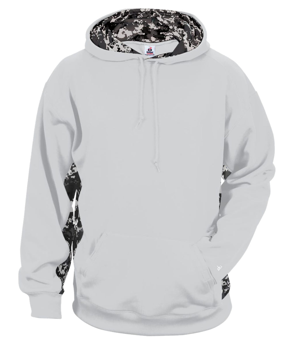 DIGITAL COLOR BLOCK HOODIE - MOISTURE-WICKING POLYESTER
