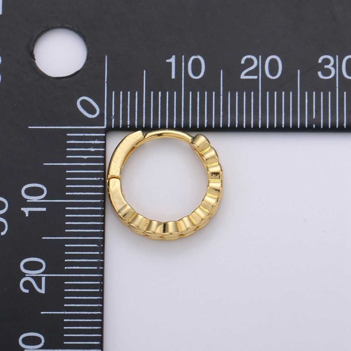 14k Gold Filled Earrings, Huggie Earring, Tiny Earrings, Tiny Diamond Earrings, DIY Earrings, Everyday Wear Earrings, Rosegold Earring K-667