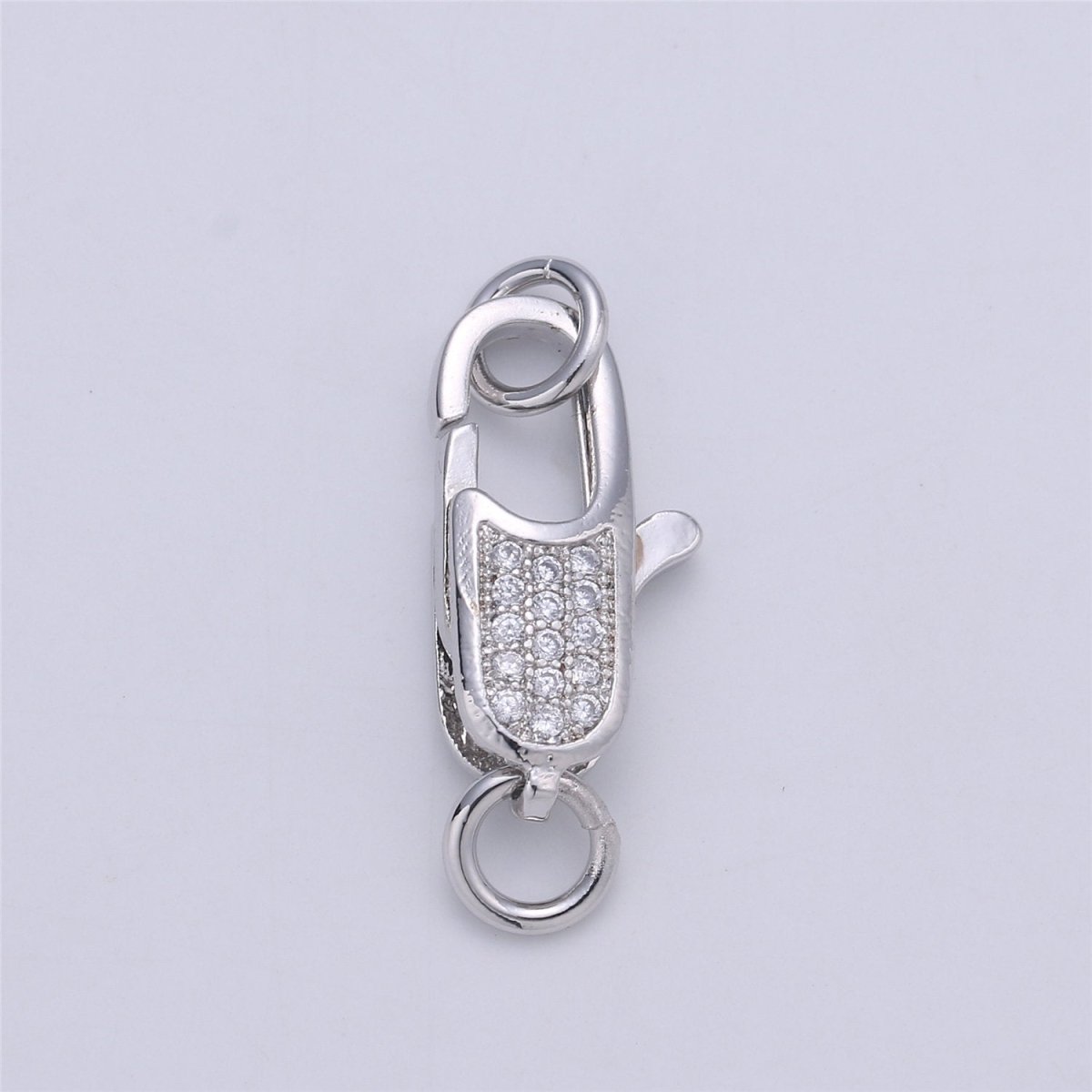 14K Gold Filled Rectangle Lobster Clasp for Necklace Bracelet Jewelry Making Supplies Chain Findings Micro Pave Clasp K-382 K-821 K-866