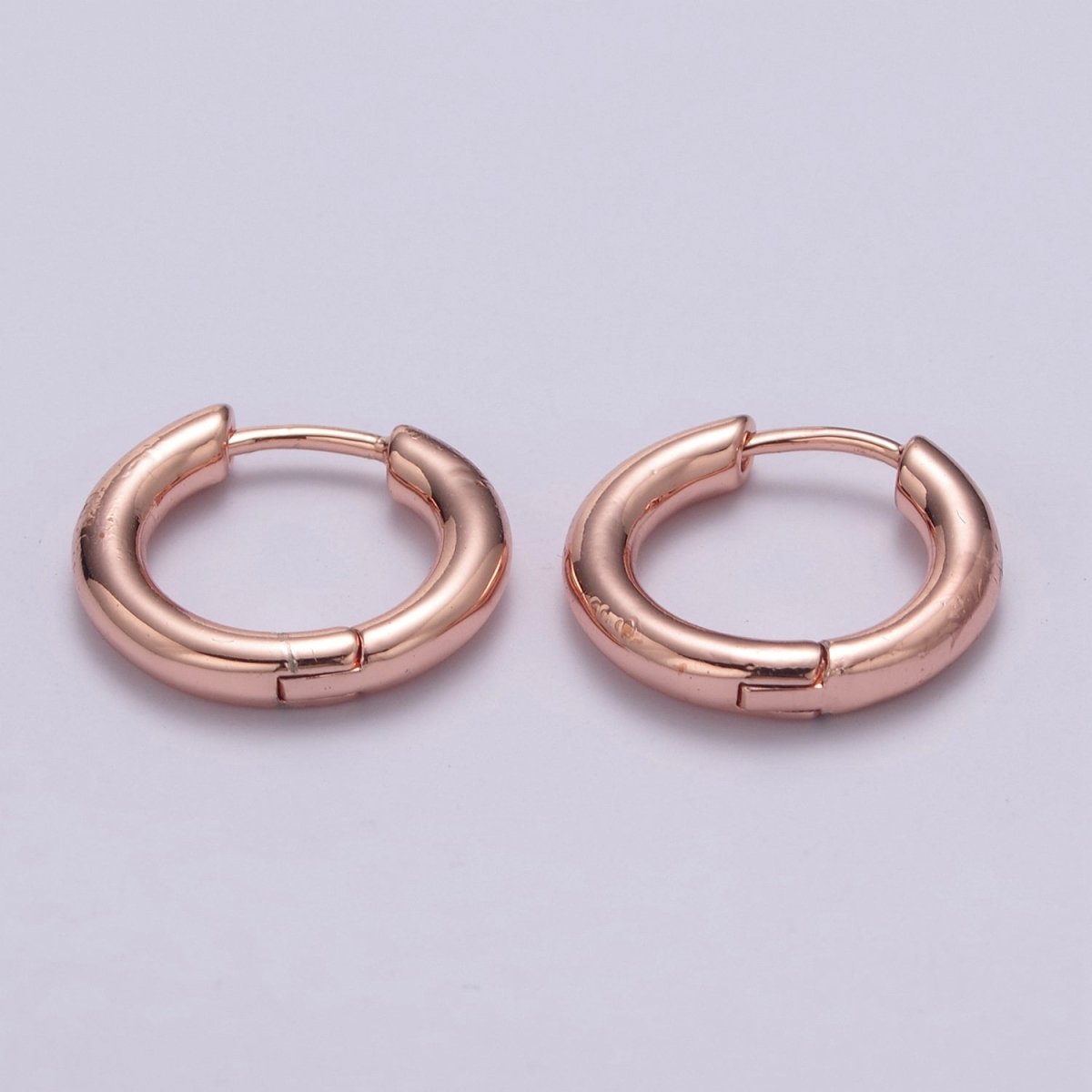 14K Gold Filled Thick Huggie Hoop, Small Hoop, Tiny Hoop Earrings, Gold Thick Huggie Hoop Earrings, Simple Thick Huggie Hoop, Daily earring T-246 ~ T-248