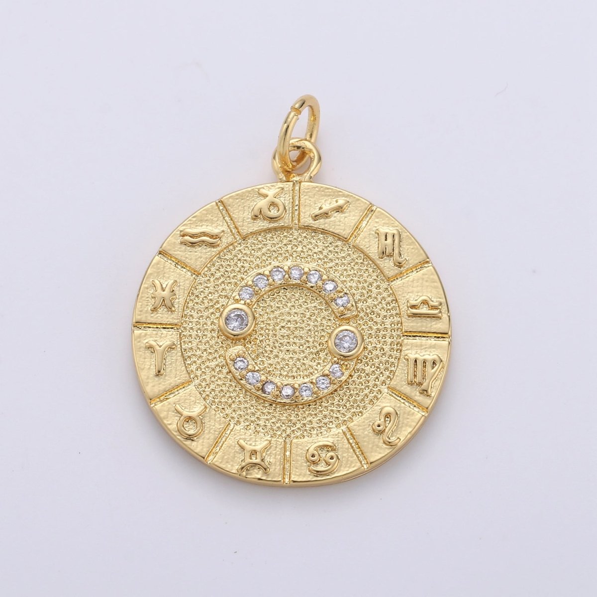 14k Gold Filled Zodiac Charms Micro Pave Constellation Necklace Pendant for Zodiac Necklace Celestial Jewelry Making Supply | A-A1749-A-A1754