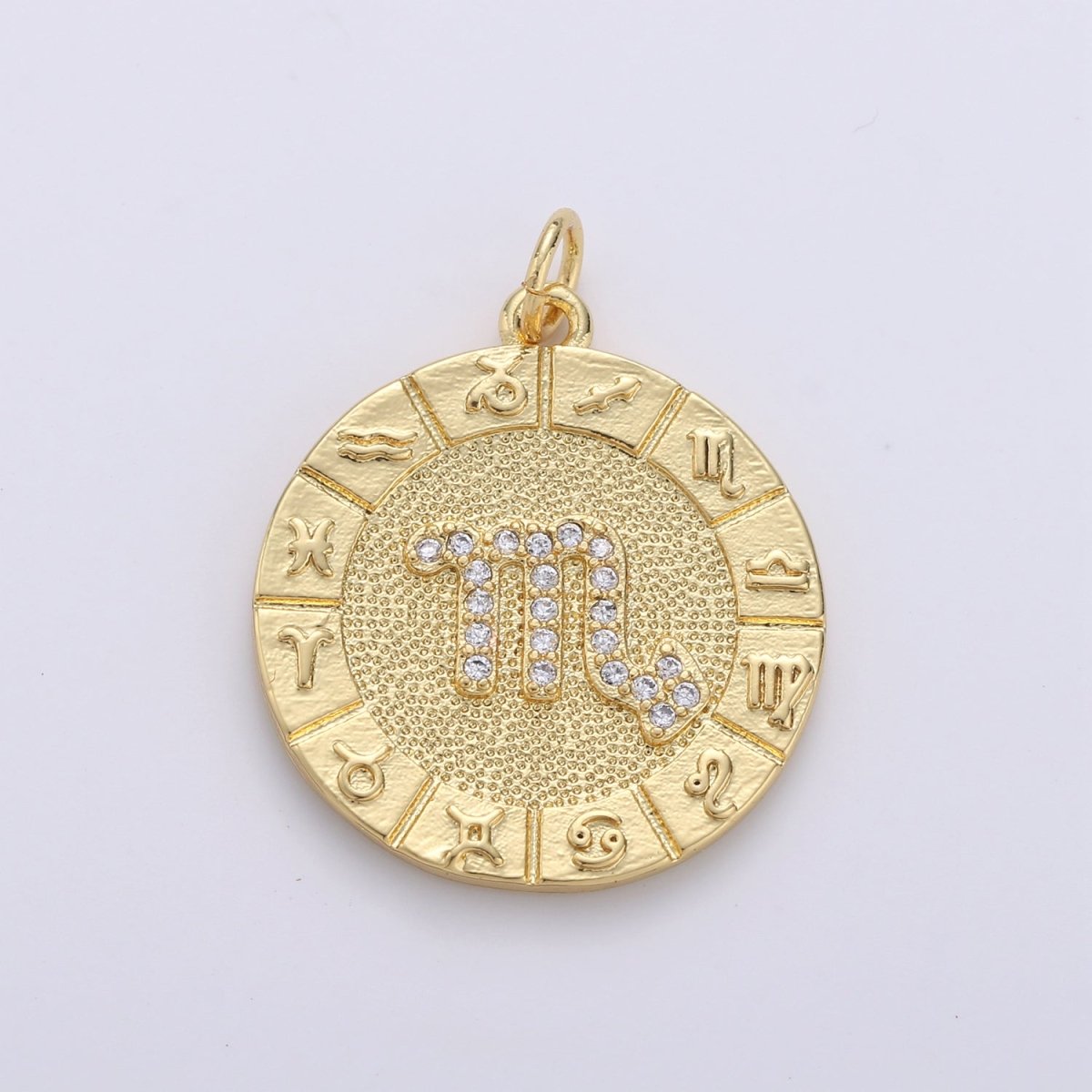 14k Gold Filled Zodiac Charms Micro Pave Constellation Necklace Pendant for Zodiac Necklace Celestial Jewelry Making Supply | A-A1749-A-A1754