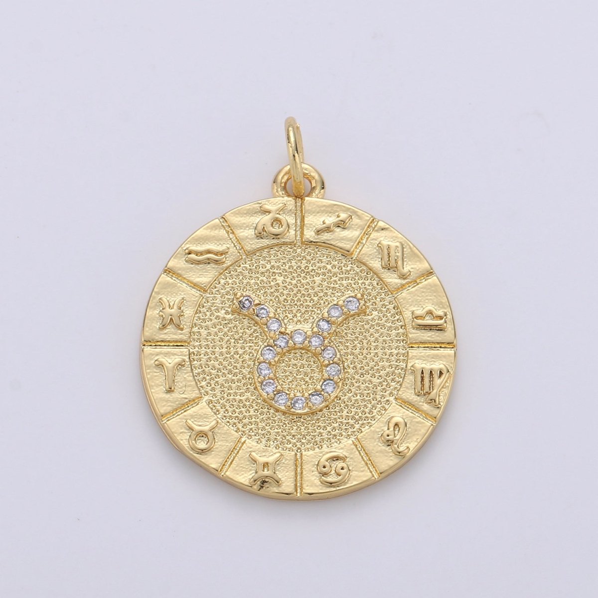 14k Gold Filled Zodiac Charms Micro Pave Constellation Necklace Pendant for Zodiac Necklace Celestial Jewelry Making Supply | A-A1749-A-A1754