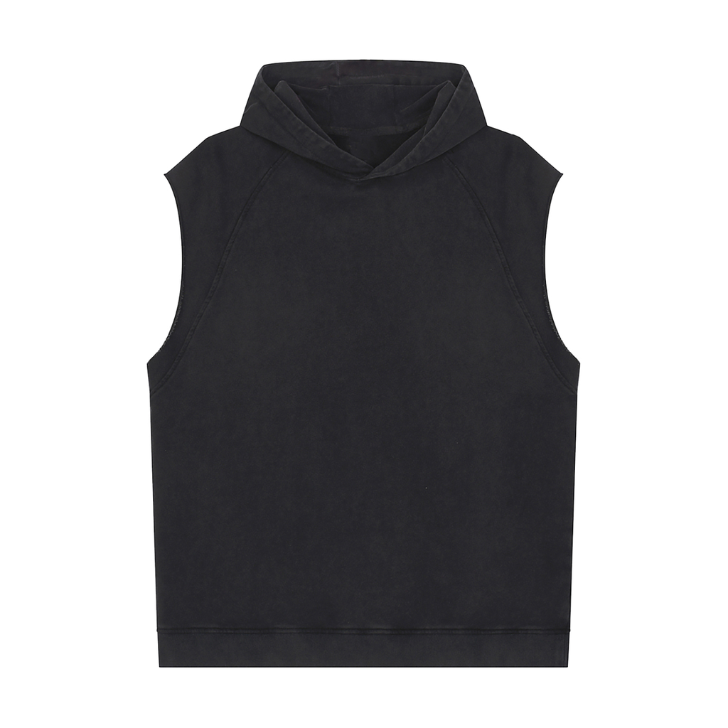 Loki & Ivy Snow Washed Sleeveless Hoodie