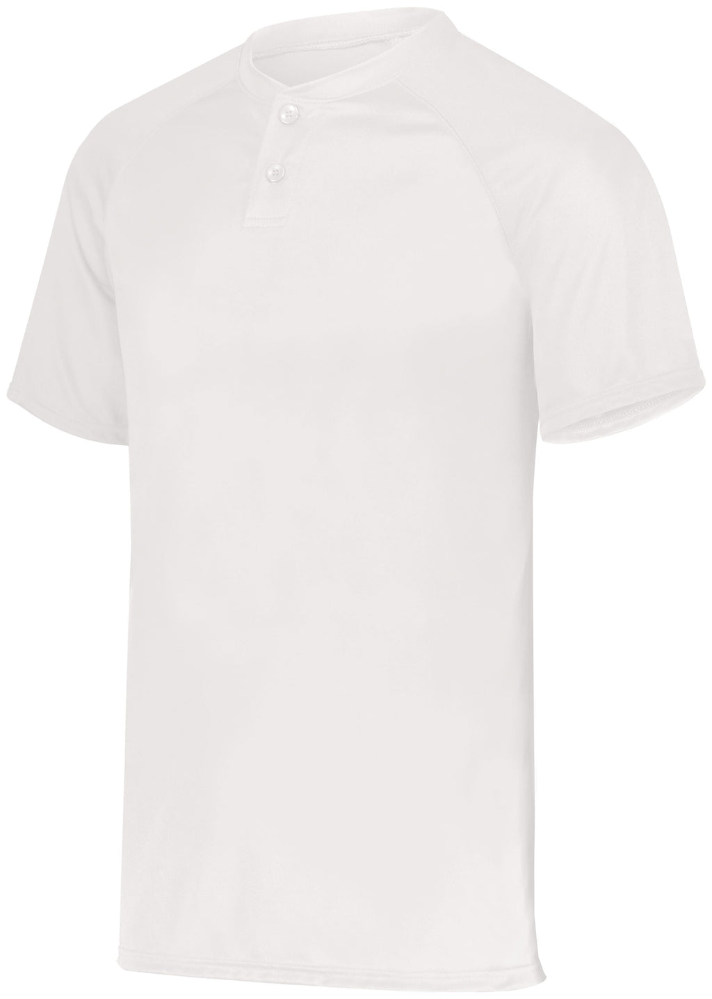 YOUTH ATTAIN WICKING TWO-BUTTON BASEBALL JERSEY POLYESTER