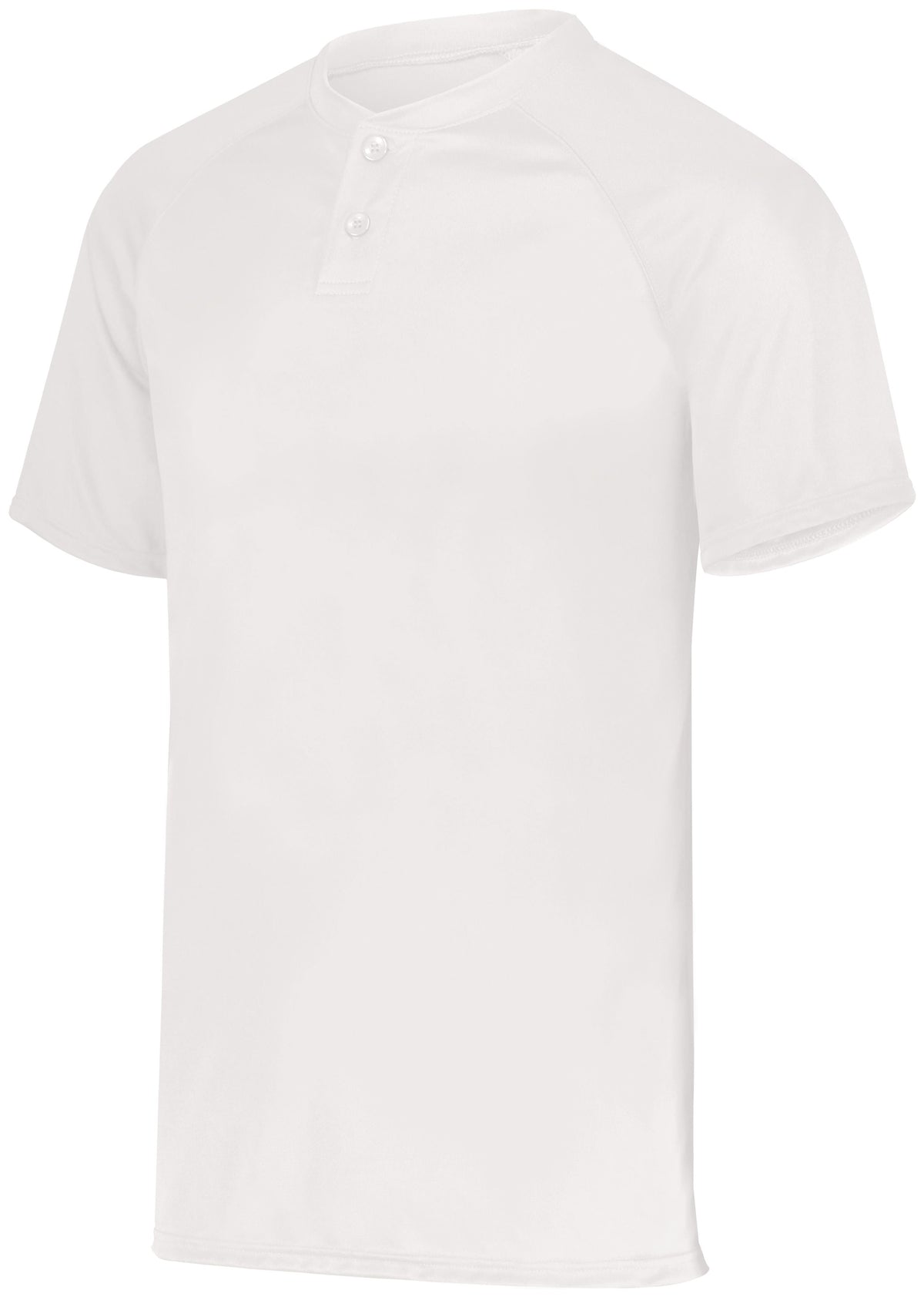 YOUTH ATTAIN WICKING TWO-BUTTON BASEBALL JERSEY POLYESTER