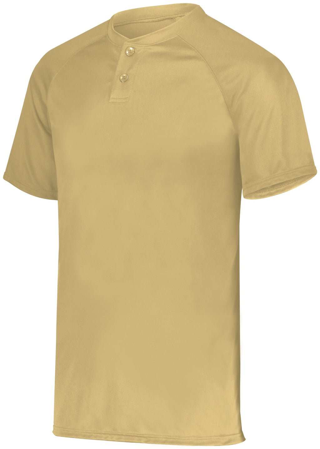 YOUTH ATTAIN WICKING TWO-BUTTON BASEBALL JERSEY POLYESTER